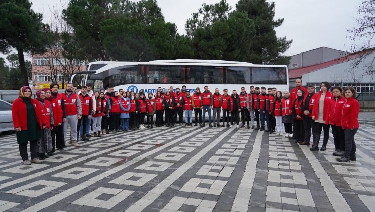 BARÜ’den 40 kişilik bir ekip daha afet bölgesine gitti