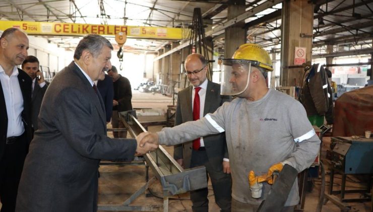 CEMAL AKIN’DAN ÇELİKERLER’E ZİYARET